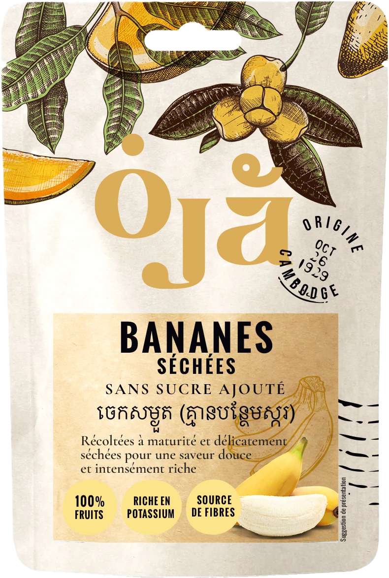 Banane séchée