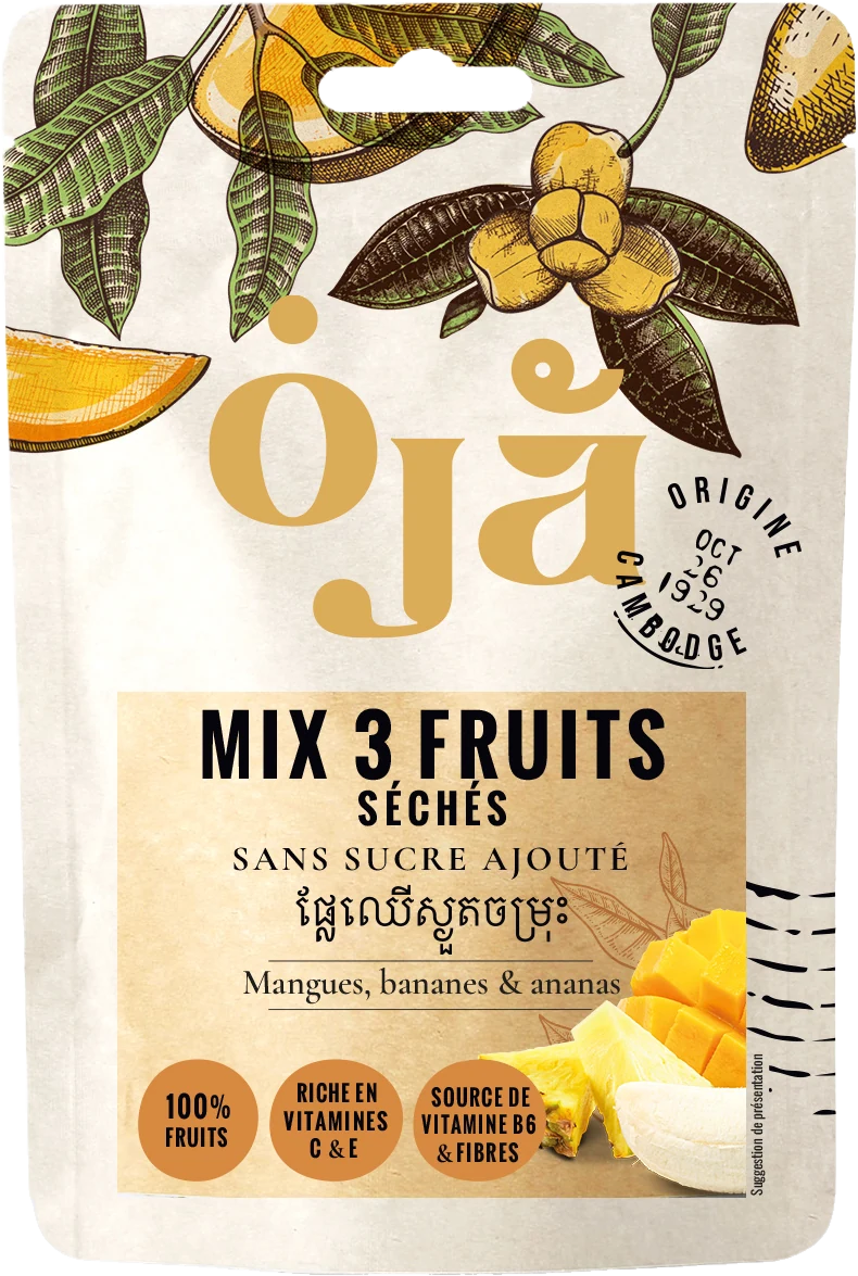 Mix 3 fruits séchés